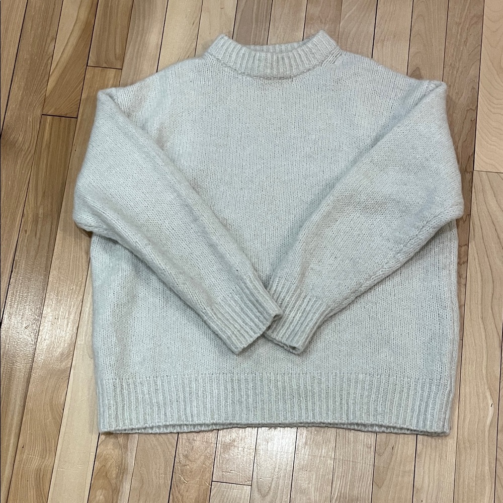 Zara off white Turtleneck Sweater